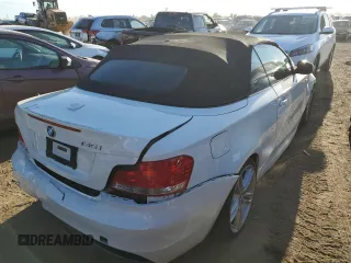 2010 BMW 1 Series 135i with VIN WBAUN9C57AVK41344, listed as a Copart auction lot 72216844 with 122,145 mi miles and Salvage Title. Bid and sale history available at carsss.com. Image 3.