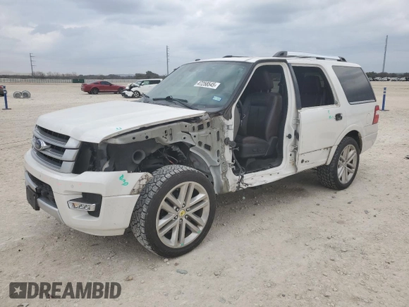 2017 Ford Expedition Platinum с VIN 1FMJU1LT1HEA42692, выставлен на аукционе Copart как лот 47258545 с пробегом 97 439 миль миль и Списание • Salvage title. История ставок и продаж доступна на DreamBid. Изображение 1.
