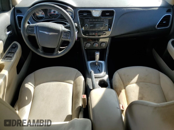 2014 Chrysler 200 LX with VIN 1C3CCBAB1EN197257, listed as a Copart auction lot 52205355 with 143,594 mi miles and Salvage Title. Bid and sale history available at carsss.com. Image 8.