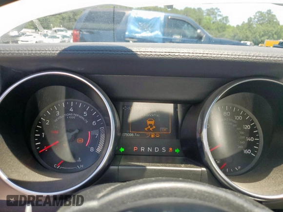 2022 Ford Mustang EcoBoost with VIN 1FA6P8TH6N5100254, listed as a Copart auction lot 53247395 with 75,098 mi miles and Salvage title. Bid and sale history available at DreamBid. Image 9.