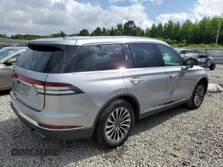2021 Lincoln Aviator Reserve with VIN 5LM5J7XC9MGL15512, listed as a Copart auction lot 58562285 with 22,130 mi miles and Salvage title. Bid and sale history available at DreamBid. Image 3.