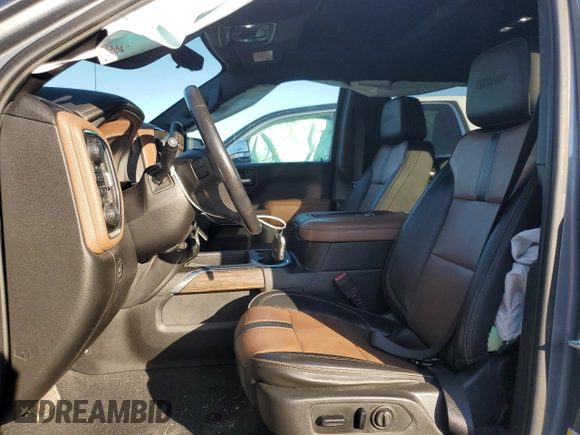 2019 Chevrolet Silverado 1500 High Country with VIN 1GCUYHED1KZ147317, listed as a Copart auction lot 43194955 with 104,985 mi miles and Salvage Title. Bid and sale history available at carsss.com. Image 7.