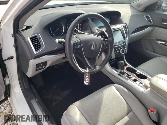2017 Acura TLX w/Technology Pkg with VIN 19UUB1F59HA001644, listed as a Copart auction lot 50865353 with 67,384 mi miles. Bid and sale history available at carsss.com. Image 8.