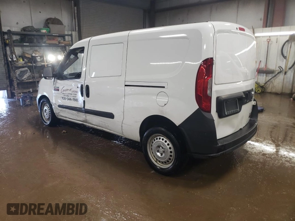 2018 Ram ProMaster City Cargo Tradesman z VIN ZFBERFAB9J6L65907, wystawiony jako Copart lot #48767725 z przebiegiem 91 909 mil mil oraz Szkoda całkowita • Salvage title. Historia ofert i sprzedaży dostępna na DreamBid. Obrazek 2.