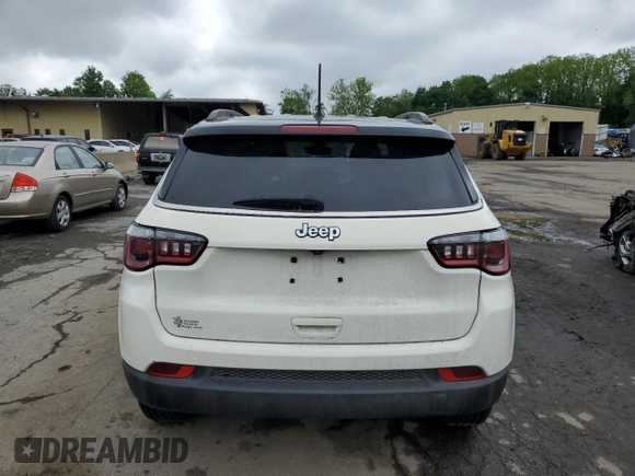 2018 Jeep Compass Latitude с VIN 3C4NJDBB8JT478986, выставлен на аукционе Copart как лот 58768035 с пробегом 44 508 миль миль и Списание • Salvage title. История ставок и продаж доступна на DreamBid. Изображение 6.