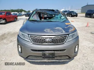 2015 Kia Sorento SX with VIN 5XYKW4A79FG570222, listed as a Copart auction lot 58777605 with 185,242 mi miles and Non repairable. Bid and sale history available at DreamBid. Image 5.