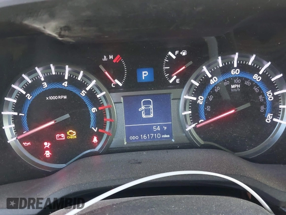 2017 Toyota 4Runner SR5 with VIN JTEBU5JR9H5439571, listed as a IAAI auction lot 41672880 with 161,710 mi miles and . Bid and sale history available at DreamBid. Image 7.