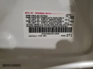2010 Mitsubishi Outlander SE with VIN JA4AS3AWXAZ018838, listed as a Copart auction lot 46368595 with 71,888 mi miles and Salvage Title. Bid and sale history available at carsss.com. Image 15.