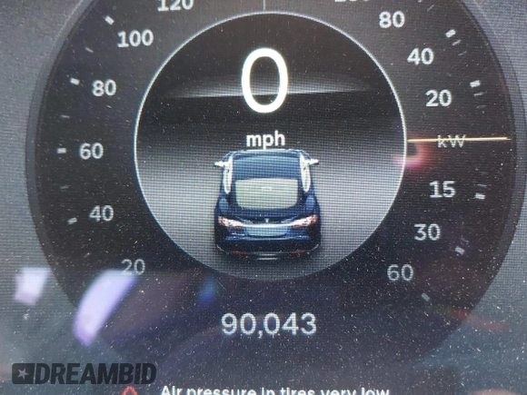 2014 Tesla Model S 60 with VIN 5YJSA1H18EFP31969, listed as a IAAI auction lot 42312485 with 90,043 mi miles and . Bid and sale history available at DreamBid. Image 16.
