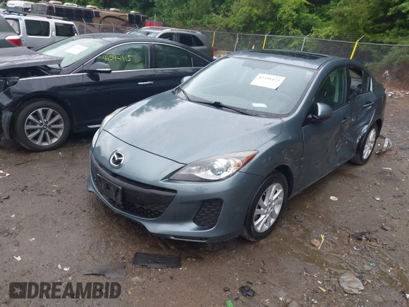 2012 Mazda 3 i Grand Touring with VIN JM1BL1W87C1662837, listed as a IAAI auction lot 42591473 with 76,516 mi miles and . Bid and sale history available at DreamBid. Image 2.