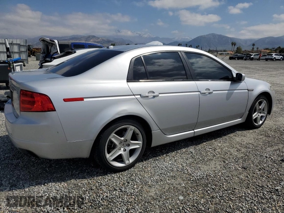 2005 Acura TL with VIN 19UUA66295A046326, listed as a Copart auction lot 54550935 with 166,408 mi miles and Salvage Title. Bid and sale history available at carsss.com. Image 3.