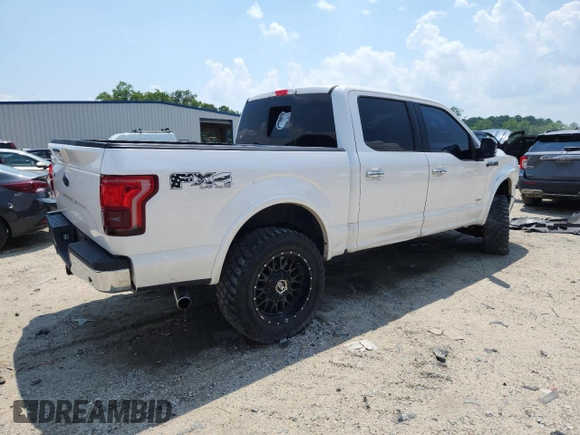 2017 Ford F-150 XL with VIN 1FTEW1EGXHKD51885, listed as a Copart auction lot 63326965 with 106,775 mi miles and Salvage title. Bid and sale history available at DreamBid. Image 3.