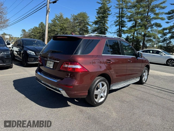 2015 Mercedes-Benz M 350 with VIN 4JGDA5JB4FA543183, listed as a Copart auction lot 55183985 with 99,957 mi miles and Clean Title. Bid and sale history available at DreamBid. Image 3.