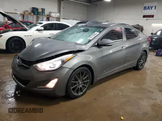 2014 Hyundai Elantra SE with VIN 5NPDH4AE4EH499262, listed as a Copart auction lot 52162805 with 116,944 mi miles and Salvage Title. Bid and sale history available at DreamBid. Image 1.