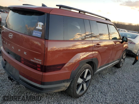2024 Hyundai Santa Fe Hybrid Limited with VIN 5NMP3DG13RH012815, listed as a Copart auction lot 41429855 with 0 mi miles and Salvage Title. Bid and sale history available at carsss.com. Image 3.