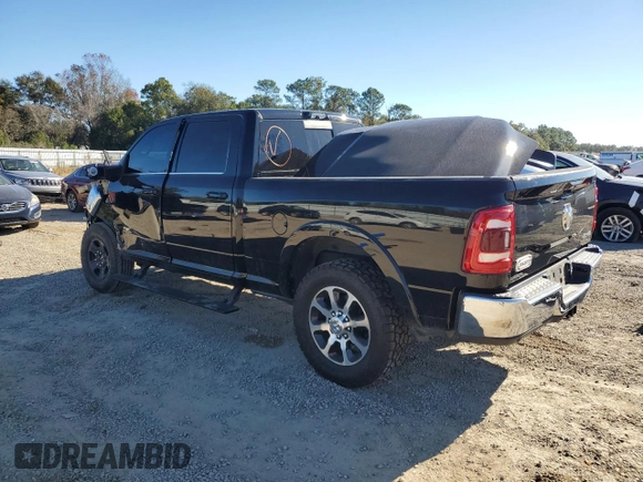 2023 Ram 2500 Longhorn with VIN 3C6UR5GL2PG617143, listed as a Copart auction lot 85703644 with 26,092 mi miles and Salvage Title. Bid and sale history available at carsss.com. Image 2.