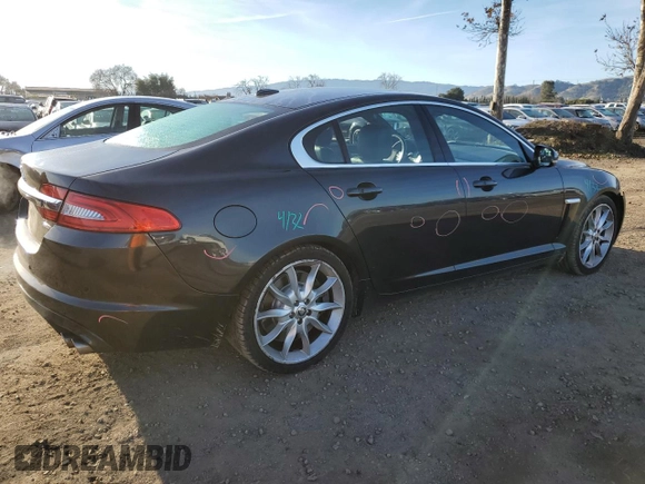 2012 Jaguar XF Supercharged with VIN SAJWA0HE0CMS35830, listed as a Copart auction lot 86216254 with 89,336 mi miles and Salvage Title. Bid and sale history available at carsss.com. Image 3.