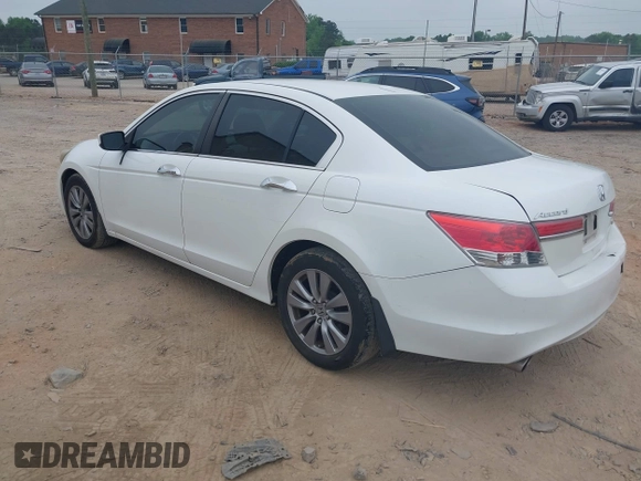 2011 Honda Accord EX-L with VIN 1HGCP3F84BA030771, listed as a IAAI auction lot 42115944 with 203,597 mi miles and . Bid and sale history available at DreamBid. Image 3.