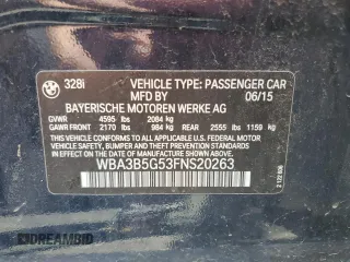 2015 BMW 3 Series 328i xDrive с VIN WBA3B5G53FNS20263, выставлен на аукционе Copart как лот 63217025 с пробегом 112 961 миль миль и Чистый • Clean title. История ставок и продаж доступна на DreamBid. Изображение 12.