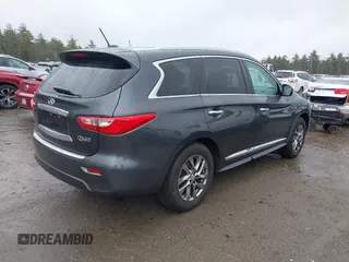 2014 Infiniti QX60 with VIN 5N1AL0MM8EC535569, listed as a IAAI auction lot 41961794 with 126,094 mi miles and . Bid and sale history available at DreamBid. Image 4.