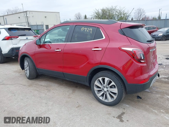 2020 Buick Encore Preferred with VIN KL4CJASB0LB022694, listed as a IAAI auction lot 41990929 with 50,807 mi miles and . Bid and sale history available at DreamBid. Image 3.