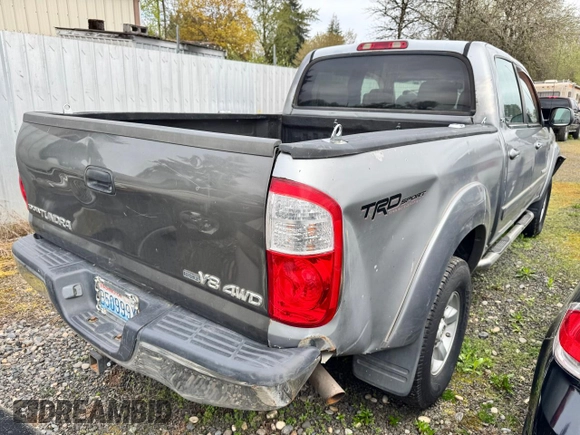 2005 Toyota Tundra SR5 with VIN 5TBDT44115S476421, listed as a Copart auction lot 53760955 with 198,437 mi miles and Clean Title. Bid and sale history available at DreamBid. Image 4.