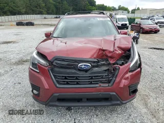 2022 Subaru Forester Premium with VIN JF2SKAEC3NH426562, listed as a Copart auction lot 57149855 with 55,280 mi miles and Salvage title. Bid and sale history available at DreamBid. Image 5.