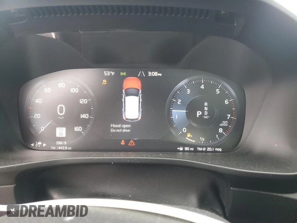 2022 Volvo XC40 R-Design with VIN YV4162UM3N2647089, listed as a Copart auction lot 49997425 with 39,879 mi miles and Salvage title. Bid and sale history available at DreamBid. Image 9.