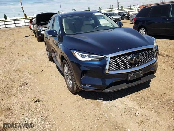 2022 Infiniti QX50 LUXE with VIN 3PCAJ5BBXNF115520, listed as a Copart auction lot 58223974 with 18,304 mi miles and Salvage Title. Bid and sale history available at carsss.com. Image 11.