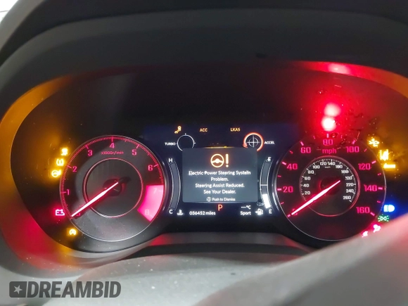 2021 Acura RDX w/A-Spec Package with VIN 5J8TC2H69ML803565, listed as a IAAI auction lot 41846821 with 36,452 mi miles and . Bid and sale history available at DreamBid. Image 7.