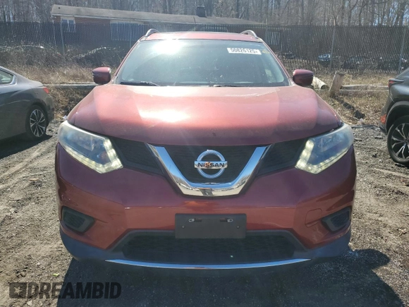 2016 Nissan Rogue SL with VIN 5N1AT2MV3GC890348, listed as a Copart auction lot 50826125 with 53,867 mi miles and Salvage Title. Bid and sale history available at DreamBid. Image 5.
