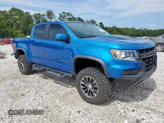 2021 Chevrolet Colorado 4WD ZR2 z VIN 1GCGTEEN7M1157788, wystawiony jako Copart lot #58042845 z przebiegiem 49 008 mil mil oraz Szkoda całkowita • Salvage title. Historia ofert i sprzedaży dostępna na DreamBid. Obrazek 4.