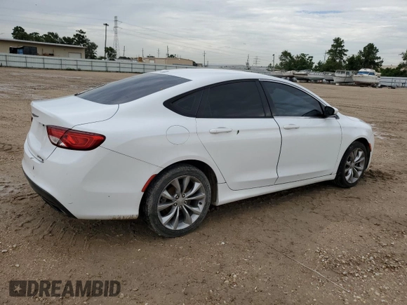 2015 Chrysler 200 S with VIN 1C3CCCBB4FN750991, listed as a Copart auction lot 63221664 with 143,713 mi miles and Clean Title. Bid and sale history available at carsss.com. Image 3.