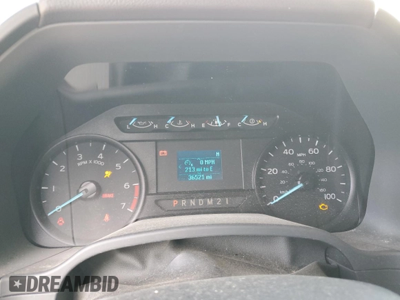 2022 Ford F-250 XL with VIN 1FT7X2B61NEE67333, listed as a Copart auction lot 74192824 with 36,521 mi miles and Salvage Title. Bid and sale history available at DreamBid. Image 9.