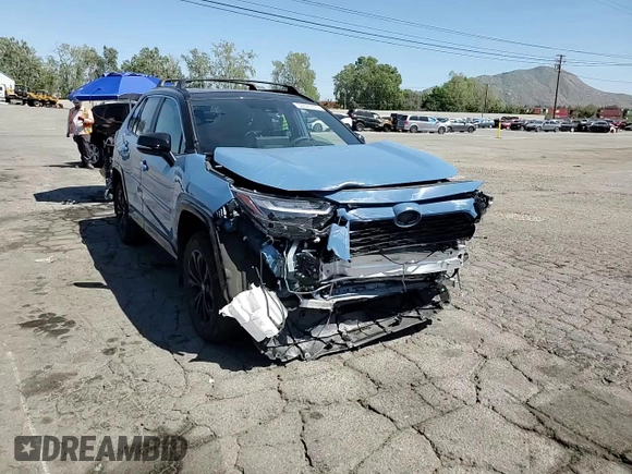 2024 Toyota RAV4 Hybrid XSE with VIN 2T3E6RFV5RW071313, listed as a Copart auction lot 58991725 with 42,052 mi miles and Salvage title. Bid and sale history available at DreamBid. Image 11.