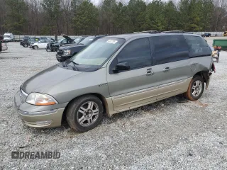 2001 Ford Windstar SEL with VIN 2FMZA534X1BA47029, listed as a Copart auction lot 44507505 with 129,346 mi miles and Salvage Title. Bid and sale history available at carsss.com. Image 1.
