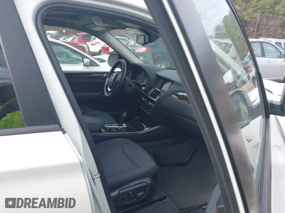 2017 BMW X3 sDrive28i with VIN 5UXWZ7C39H0X41286, listed as a IAAI auction lot 41577117 with 104,781 mi miles. Bid and sale history available at carsss.com. Image 5.