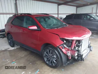 2024 Chevrolet Equinox RS with VIN 3GNAXMEG5RS206537, listed as a IAAI auction lot 41524098 with 14,291 mi miles and . Bid and sale history available at DreamBid. Image 1.