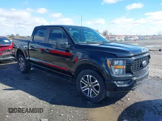 2023 Ford F-150 XL with VIN 1FTFW1E5XPKD67683, listed as a IAAI auction lot 41601078 with 32,433 mi miles. Bid and sale history available at carsss.com. Image 1.