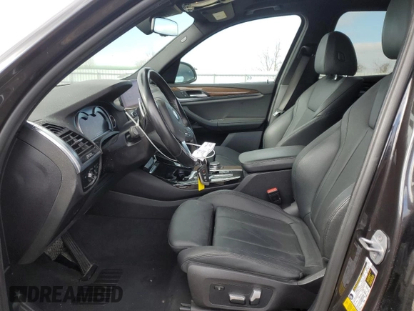 2019 BMW X3 sDrive30i with VIN 5UXTR7C51KLR46420, listed as a Copart auction lot 45377035 with 114,191 mi miles and Salvage Title. Bid and sale history available at carsss.com. Image 7.