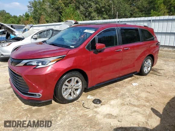 2022 Toyota Sienna Platinum z VIN 5TDESKFC3NS064258, wystawiony jako Copart lot #75260414 z przebiegiem Nie podano mil oraz Szkoda całkowita • Salvage title. Historia ofert i sprzedaży dostępna na DreamBid. Obrazek 1.