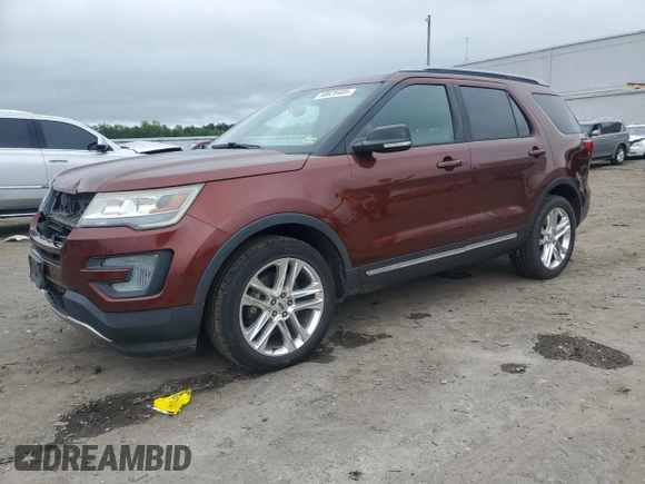 2016 Ford Explorer XLT z VIN 1FM5K8D83GGA93219, wystawiony jako Copart lot #58828405 z przebiegiem 134 961 mil mil oraz Szkoda całkowita • Salvage title. Historia ofert i sprzedaży dostępna na DreamBid. Obrazek 1.