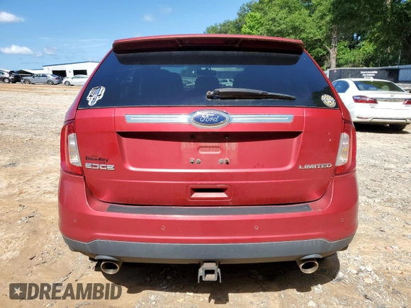 2011 Ford Edge Limited with VIN 2FMDK3KC2BBA01216, listed as a Copart auction lot 60713355 with 185,162 mi miles and Salvage title. Bid and sale history available at DreamBid. Image 6.