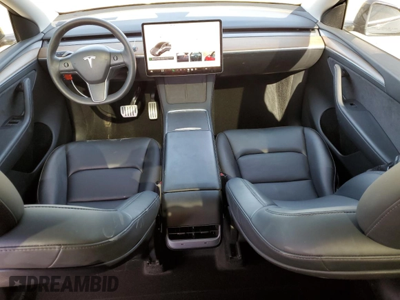 2022 Tesla Model Y Performance with VIN 7SAYGDEFXNF521502, listed as a Copart auction lot 56132745 with 73,339 mi miles and Salvage title. Bid and sale history available at DreamBid. Image 8.