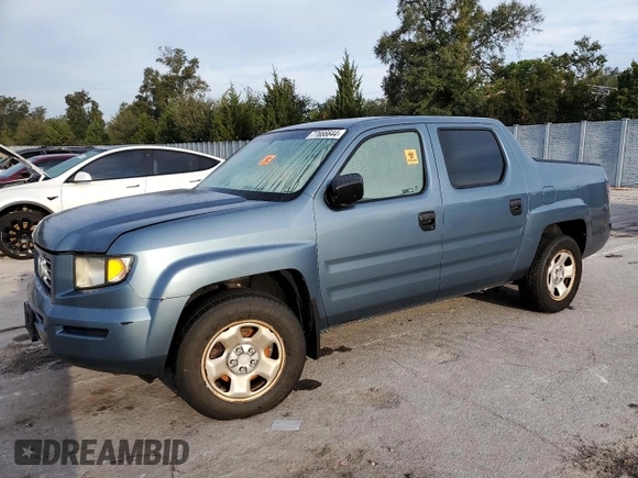 2008 Honda Ridgeline RT with VIN 2HJYK16278H502969, listed as a Copart auction lot 77666644 with 0 mi miles and Salvage Title. Bid and sale history available at carsss.com. Image 1.