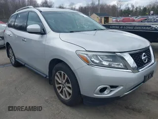 2015 Nissan Pathfinder SL z VIN 5N1AR2MM9FC713288, wystawiony jako IAAI lot #41990634 z przebiegiem 162 893 mil mil oraz . Historia ofert i sprzedaży dostępna na DreamBid. Obrazek 1.