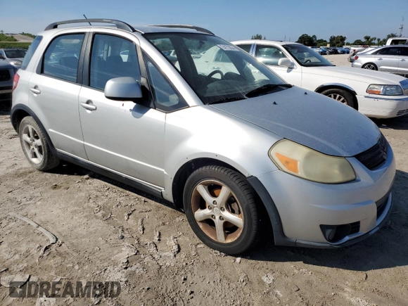2007 Suzuki SX4 with VIN JS2YB413875101738, listed as a Copart auction lot 74173834 with 99,091 mi miles and Salvage Title. Bid and sale history available at carsss.com. Image 4.
