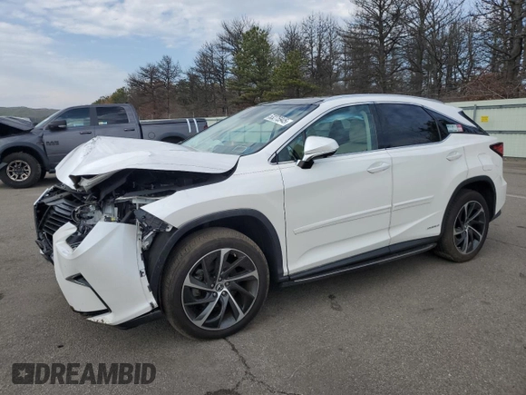 2019 Lexus RX 450h with VIN 2T2BGMCA1KC033769, listed as a Copart auction lot 53275945 with 41,639 mi miles and Salvage title. Bid and sale history available at DreamBid. Image 1.