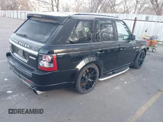 2013 Land Rover Range Rover Sport SC with VIN SALSH2E42DA795635, listed as a IAAI auction lot 41312989 with 144,698 mi miles. Bid and sale history available at carsss.com. Image 4.