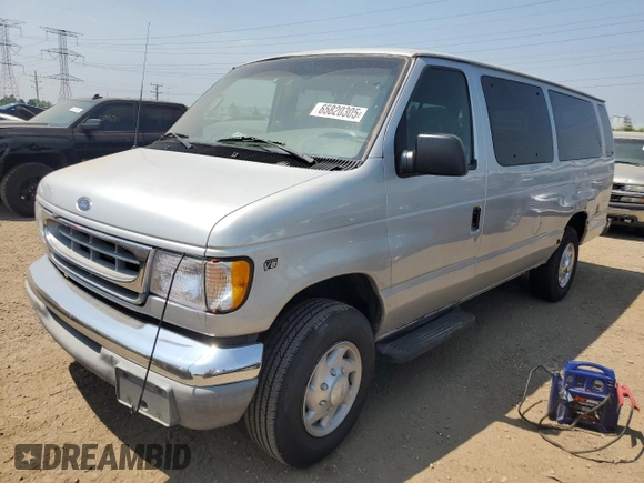 2002 Ford Econoline Passenger XL with VIN 1FBSS31L52HB63264, listed as a Copart auction lot 65820305 with 196,865 mi miles and Clean title. Bid and sale history available at DreamBid. Image 1.